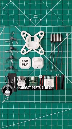 Watch the ESP-FLY Drone Kit’s Full Tutorial Video (Link above) 🚁 #esp32drone #espfly #dronekit