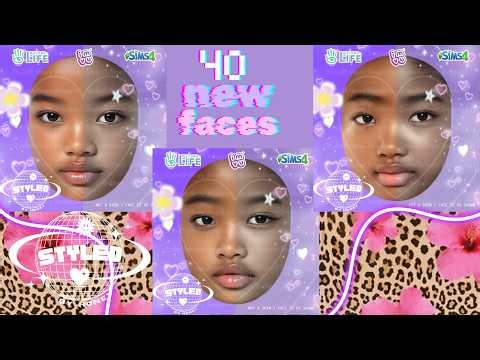 40 New HD Face References! | StyledByHoney #secondlife #sims4cc #fivem #imvu