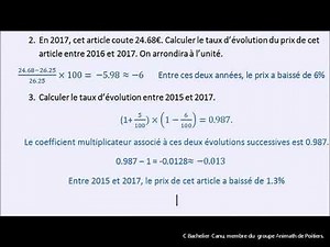 TSTMG Taux d'évolution