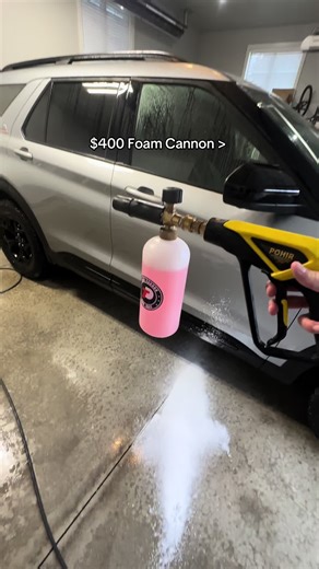 How come you haven’t gotten one of these foam cannons yet? #carcare #foamcannon