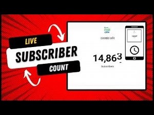 Live subscriber counting😱