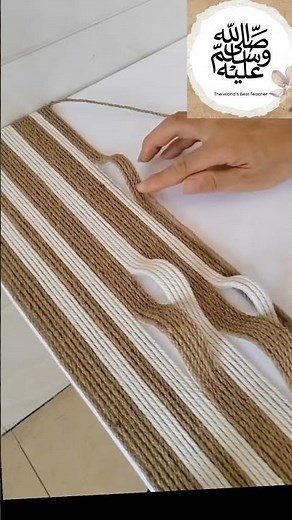 "DIY Rope Wall Art | Modern and Minimalistic Home Décor Idea"