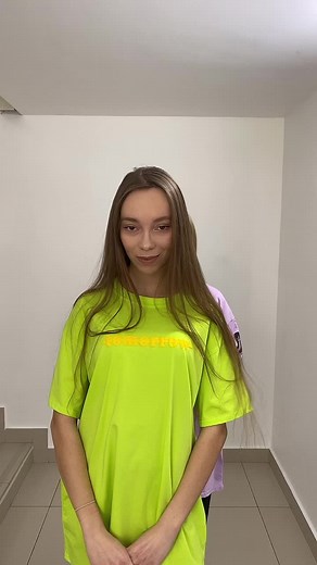 Stylish Neon Green Hollywood T-Shirt Showcase