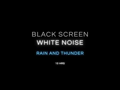 Black Screen Heavy Rain | Deep Sleep, Stress Relief & Peace