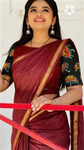 Simple Sleeves Design | Bhumi Blouse Ideas | #trending #viral #reels #shorts #blouse #sleeves #diy