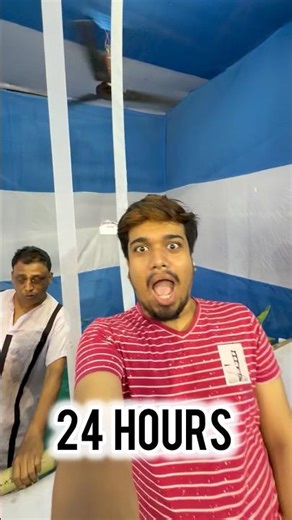 I Spent 24 Hours In Mental Asylum 😱 #challenge #shorts #24hours