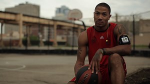 Derrick Rose Bullies 8-Foot Rim With Between-The-Legs Jam