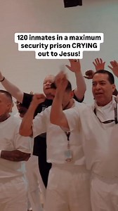 🙏🏼LISTEN to the voices of the incarcerated! 120 inmates crying out to Jesus! Some of these men will never get out of prison! But they found a NEW LIFE, NEW HOPE, and NEW FREEDOM in Jesus Christ! These inmates are desperate for Jesus! Full video on YT!🙏🏼$10 a month or any donation helps us bring the gospel of Jesus to inmates across the U.S. Your support helps us say YES to more revival events, changing lives behind bars. Join the mission today at godbehindbars.com!#savedbyjesuschrist #freein