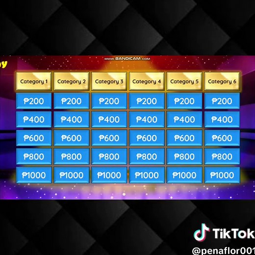 INTERACTIVE POWERPOINT- Jeopardy. For only 50php with free additional ppts. Credits to the owner of pictures and audio used in this material. #interactivegame #interactive #classroomobservation #powerpoint #review #deped #fyp