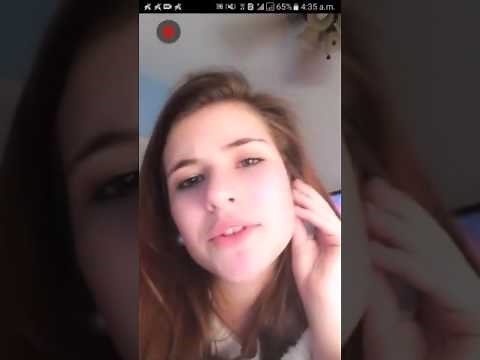 beautiful girl talking