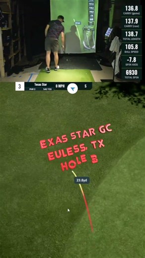 Next Swing Golf takes on Texas Star Golf Club: Hole 3 🤠⛳️ @jumbomaxgrips