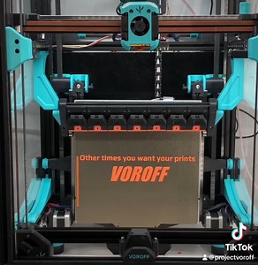Voroff - A New Auto Ejection 3D Printer