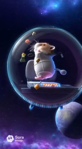 Hamster Astronaut in Space 😭🚀