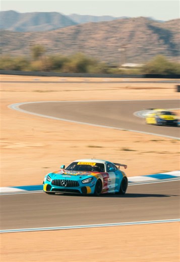 AMG GT4 test day at Apex moto club #amg #gt4 #racing #cars | amg