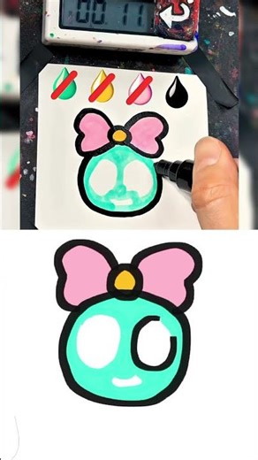 Drawing Poppy in 30Sec(Dandy's World) #art #tiktok #trending #shorts #MillkunTV