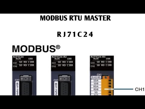 RJ71C24 Modbus RTU Master setting