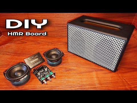 DIY How To Make Portable Bluetooth Speaker Box Using HMR Board