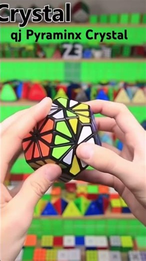 Z3Cubing QJ Pyraminx Crystal Review on his collection