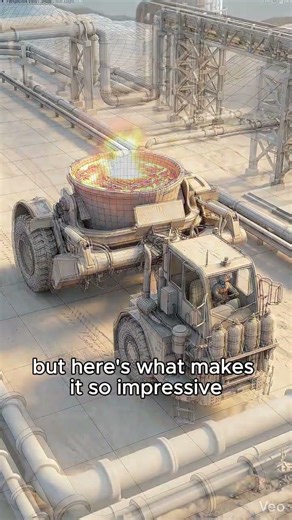 The Insane truck that load melted steel