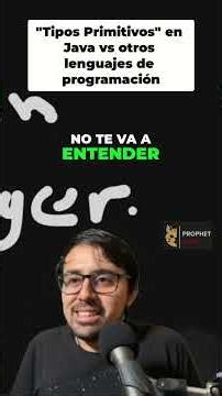 Variables Primitivas: Java vs. Otros Lenguajes #shorts