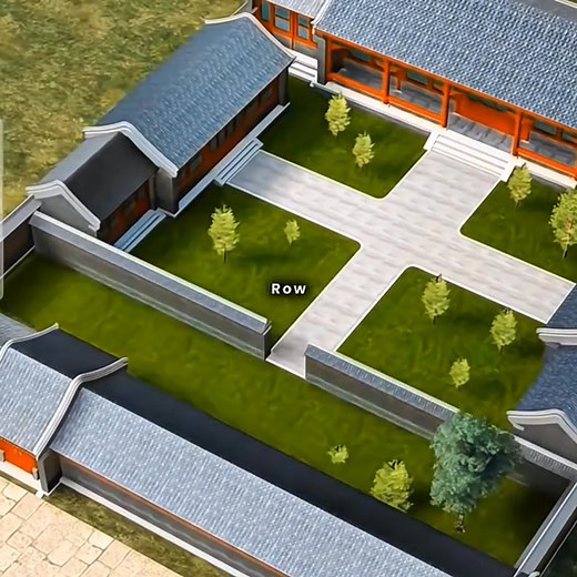 How family growth shaped traditional Chinese architecture #Architecture #fyp #3danimation | Budoy.reels | Facebook