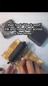 Using distressed inks for background paper #mixedmediaart #tutorial #diy