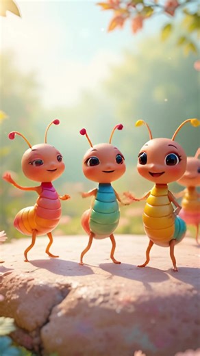 Rainbow Ant Dance! 🎶✨ | TikTik Kids