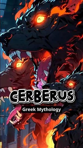 Cerberus: The Three-Headed Hound of the Underworld 🐾🔥 #shorts #greekmythology