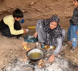 113K views · 2.7K reactions | Continuation of the previous video and making a fireplace for cooking and fixing the inside | Outdoor Cooking | Facebook