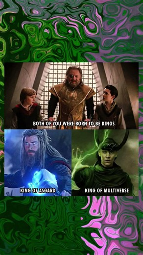 King of Asgard vs King of the Multiverse ⚡ Thor vs Loki #thorragnorak #thorloki #thoravengers