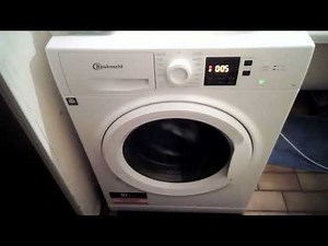 Meine Neue Bauknecht Waschmaschine beim Waschgang!