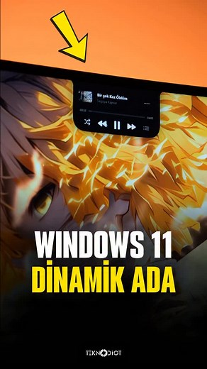 4.7K views · 198 reactions | Windows’ta iPhone dinamik ada kullan  #dynamicisland #windows11 #pc #iphone | teknodiot.com | Facebook