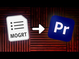 How To Install MOGRTs In Premiere Pro 2025