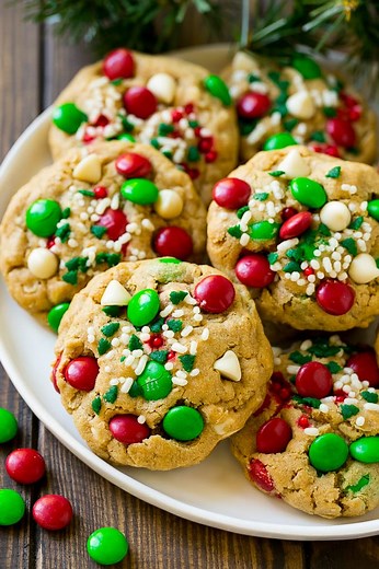 Monster Cookies (Christmas Version)