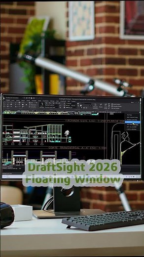 👀 New in DraftSight 2026: Floating Windows