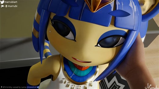 She may look annoyed, but she really couldn't wait to see you~♥