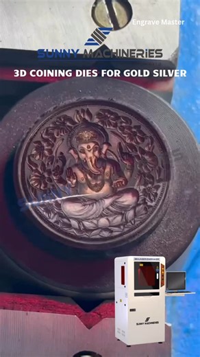 Sunny Machineries on Instagram: "Gold and Silver Coining Dies Making Machine - Sunny Machineries The 3D Metal Laser Engraver Machine is used to make minting coining and bar dies for gold silver. This machine gives clear and satisfying results. For further details, contact us today. Call/WhatsApp: +91 98984 97369 Visit: https://sunnymachineries.com/products/3d-laser-engraving-machine Email: sunnymachineries@gmail.com #coining #mintingcoins #3dengraving #fiberlaser #jewelry [sunny laser machines, 