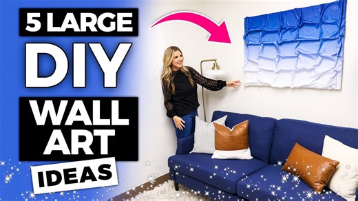 10 large wall art DIYs that won’t blow your budget