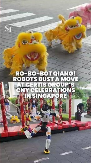 Dancing robots highlight Certis Group’s Chinese New Year celebrations