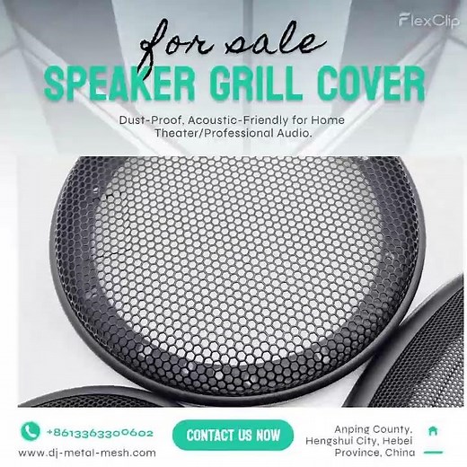 Speaker Grill Cover: Dust-Proof & Acoustic-Friendly – Protect Your Audio Gear!