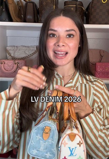 louis vuitton denim 2026 collection !!!! #lvbag #louisvuittondenim #denimbag #designerbag #lvspeedy