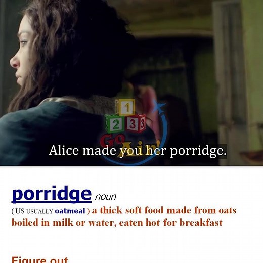 Porridge - Meaning, Pronunciation, Usage | Learn English Vocabulary | ✈️ 𝟏𝟐𝟑 𝐆𝐨 𝐀𝐢𝐫!