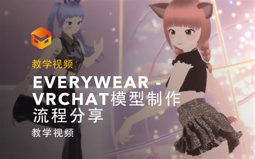 Marvelous Designer 2024 教程: 如何通过EveryWear制作VRChat所需虚拟模特？