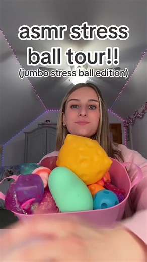 my jumbo stress ball collection has probably tripled since I filmed this #fyp #asmr #stressball #trend #relatable