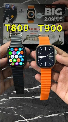 T800 Ultra Vs T900 Ultra Smartwatch🔥 #shorts