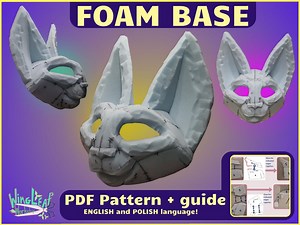 Cat Toony Head Base PDF Pattern   Detailed Guide / Kitty Mask Tutorial - Etsy