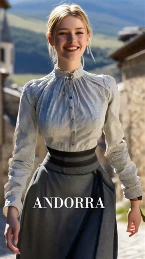 Andorra 🇦🇩 | Traditional Charm in Andorran Attire | Modelvercity