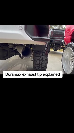 Have you ever wondered why the factory Duramax exhaust tip look so wierd? This video will explain it all 💯