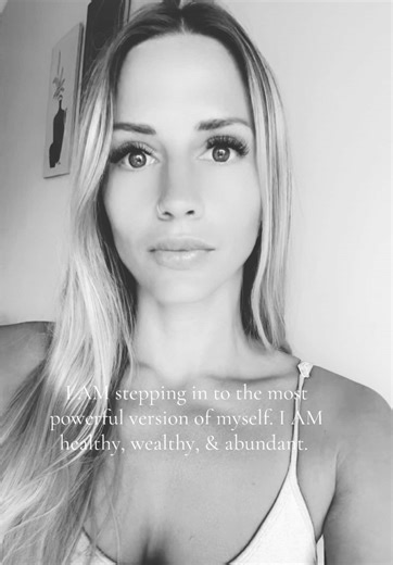 Affirmation Of The Day: I AM stepping into the most powerful version of myself. I am healthy, wealthy & abundant. Combine repeating affirmations with EFT tapping to reprogram your subconscious belief system into the body & watch your reality shift. #Affirmations #EFTtapping #Health #Wealth #ReprogramYourSubconcious