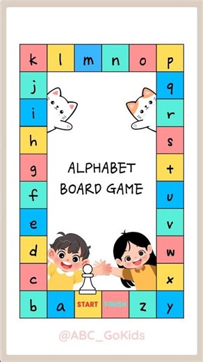 🎵 New ABC Alphabet Song 🎲♟️| Fun Board Game for Kids